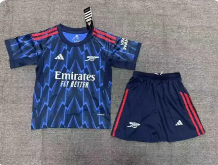 Arsenal Borta troja 2025-26 Barn Kortarmad Shorts.webp