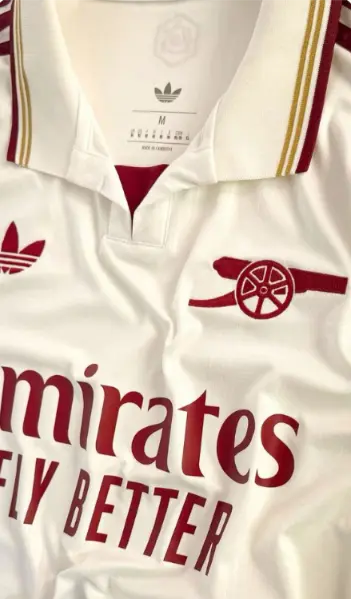 Arsenal Matchtrojor 2026 Tredjetroja Herr Kortarmad Fotbollstroja.webp