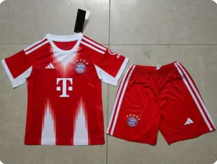 Billiga Fotbollstrojor Barn FC Bayern Munchen Hemmastall 2025-26 set.webp