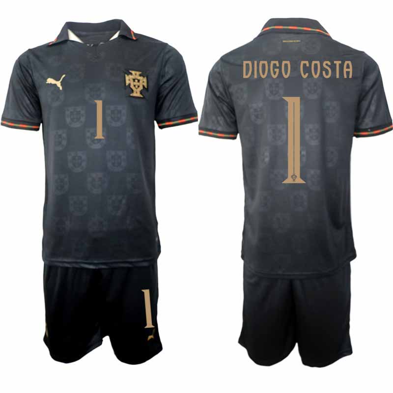 Matchställ Portugal 2025-2026 Diogo Costa #1 Eusebio Special Edition Herr