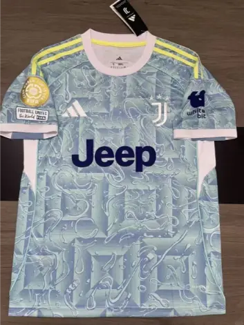 Billiga Fotbollstrojor Juventus Bortatroja 2026 Herr Kortarmad.webp