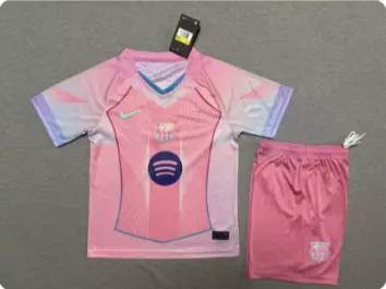 Fotbollstroja Barn FC Barcelona Rosa 2026 Fotbollsset.webp
