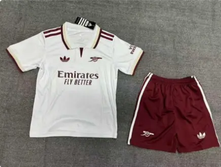 Fotbollstrojor Barn Billiga Arsenal Tredjestall 2025-26 Fotbollsset.webp