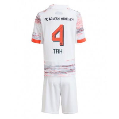 Fotbollskläder Set Barn FC Bayern München Bortaställ 2025/26 Jonathan Tah 4