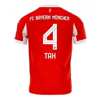 Fotbollströja FC Bayern München Jonathan Tah #4 Herr Hemmatröja 2025–26