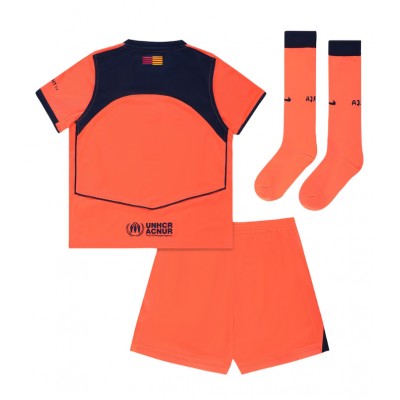 Köpa Barcelona Barn Tredjeställ 2025/26 Fotbollsset med eget tryck