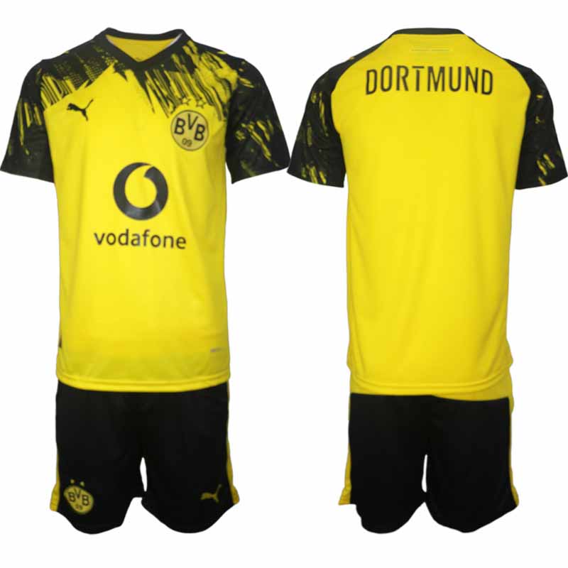 Borussia Dortmund tröja Herr 2025-26 Hemmaställ Tröja + Shorts