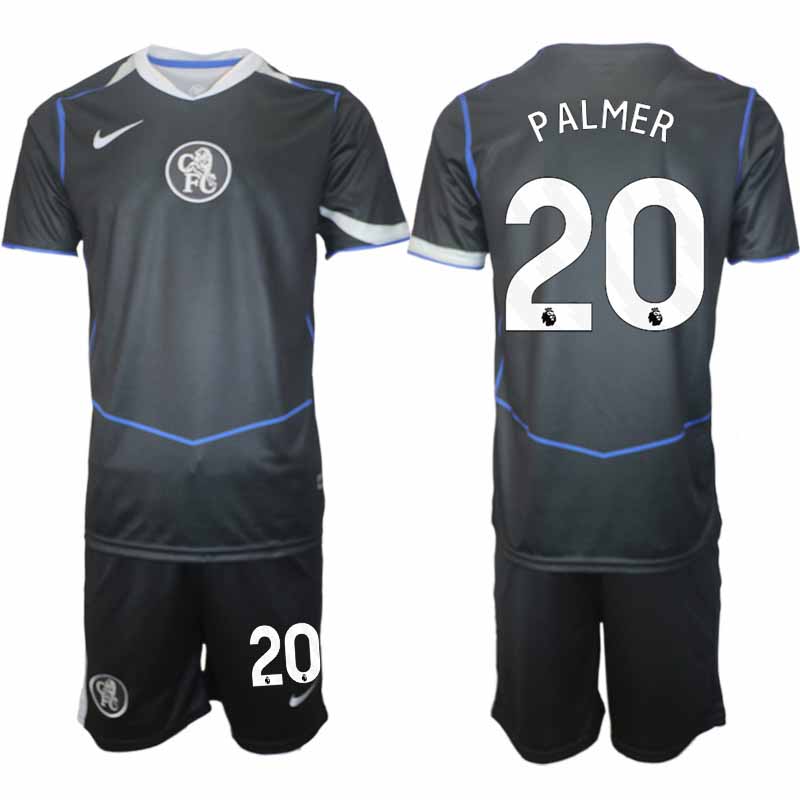 Fotbollströja Cole Palmer #20 Chelsea Tredjeställ 2025-26 Herr Tröja + Shorts
