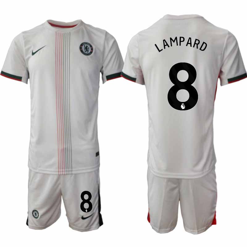 Billiga Fotbollströjor Frank Lampard #8 Chelsea Bortaställ 2025-26 Herr Tröja + Shorts