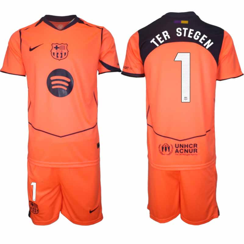 Billiga Fotbollströjor FC Barcelona Marc-André ter Stegen #1 Herr Tredjeställ 2025-26