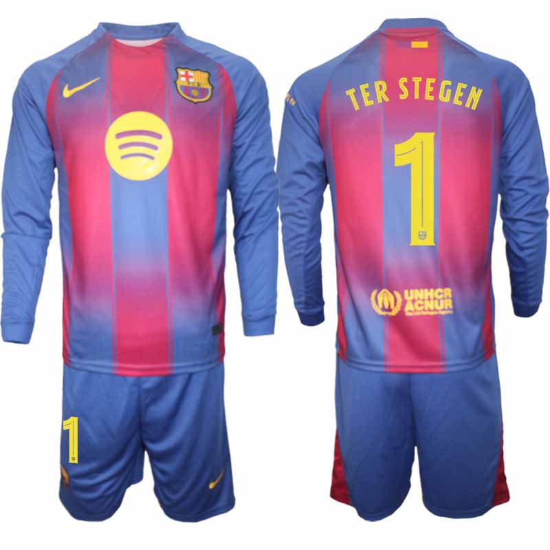 FC Barcelona UEFA Champions League Hemmaställ Herr 2025/26 Marc-André ter Stegen 1