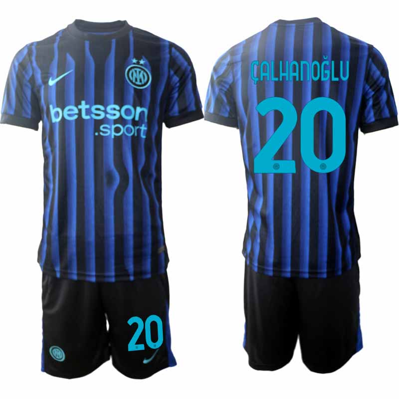 Fotbollströjor Billigt Inter Milan Hakan Çalhanoğlu #20 Herr Hemmaställ 2025-26