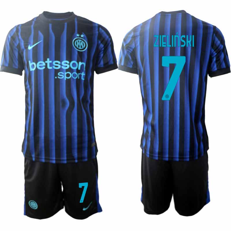 Billiga Fotbollströjor Inter Milan Piotr Zieliński #7 Herr Hemmaställ 2025-26