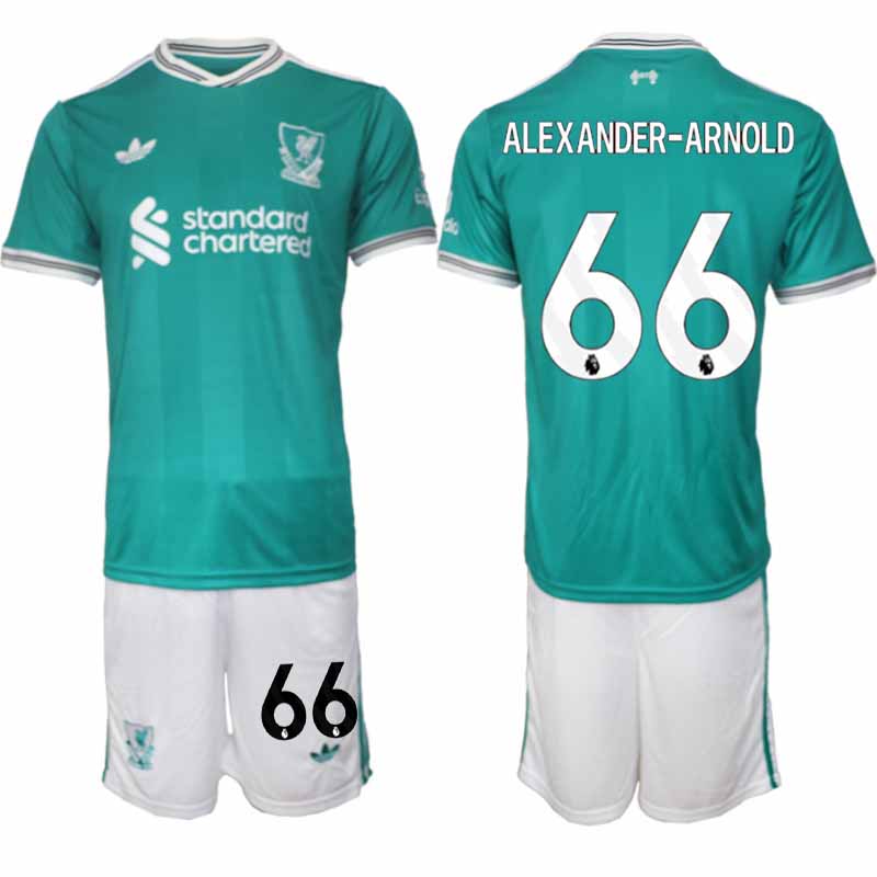 Herr Fotbollströjor Alexander-Arnold #66 Liverpool FC Tredjeställ 2025-26
