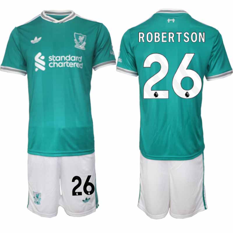 Billiga Fotbollströjor Andrew Robertson #26 Liverpool FC Tredjeställ 2025-26 Herr