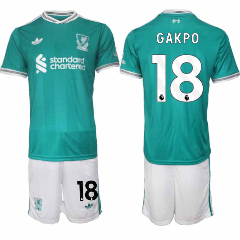 Billiga Fotbollströjor Cody Gakpo #18 Liverpool FC Tredjeställ 2025-26 Herr