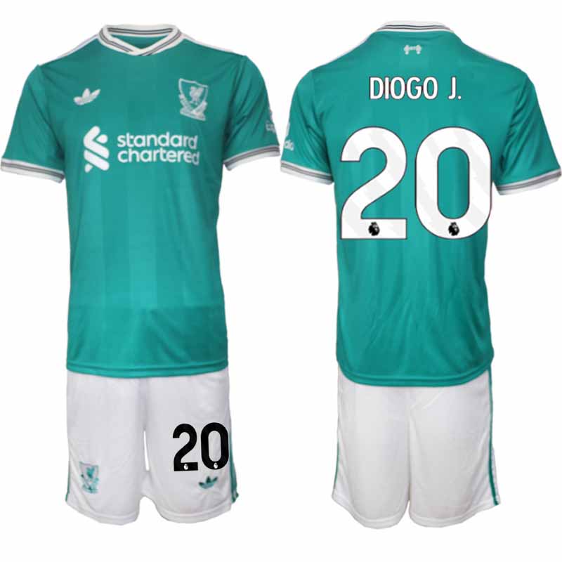 Billiga Fotbollströjor Diogo Jota #20 Liverpool FC Tredjeställ 2025-26 Herr