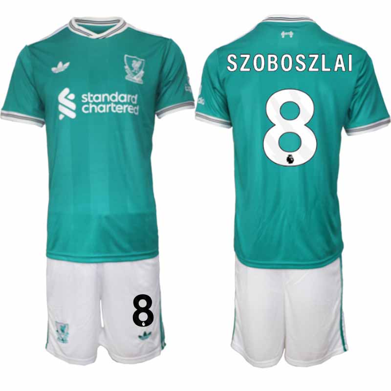 Herr Fotbollströjor Dominik Szoboszlai #8 Liverpool FC Tredjeställ 2025-26