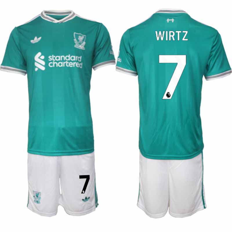 Herr Fotbollströjor Florian Wirtz #7 Liverpool FC Tredjeställ 2025-26