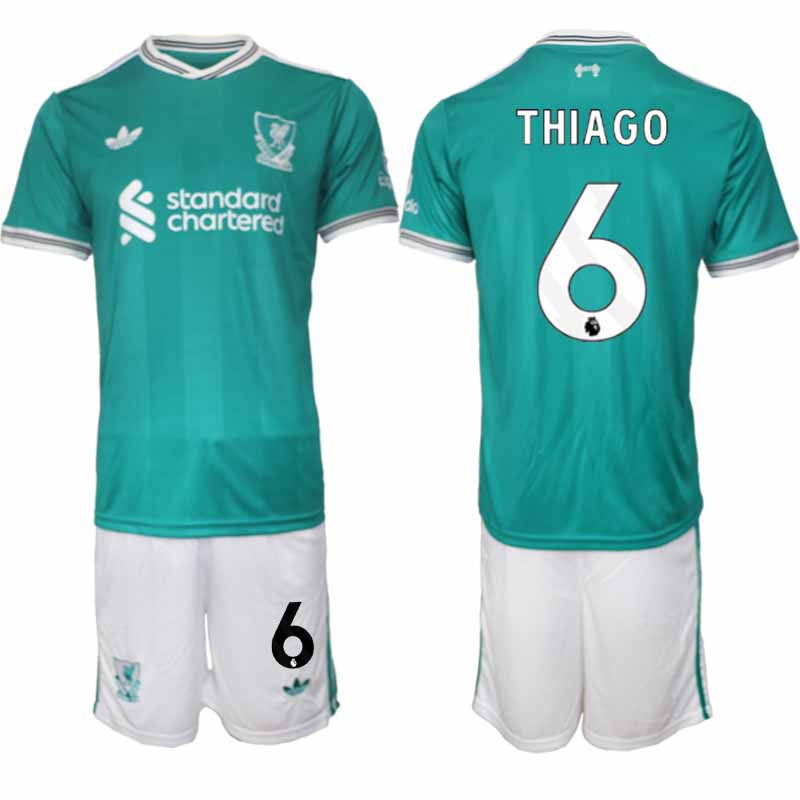 Herr Fotbollströjor Thiago Alcantara #6 Liverpool FC Tredjeställ 2025-26