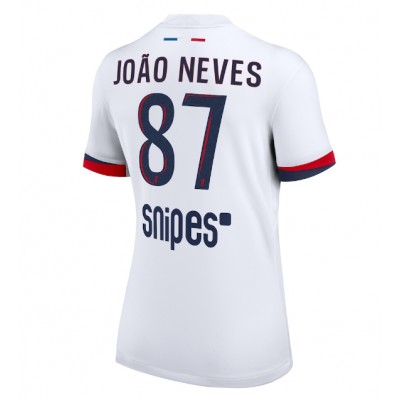 Paris Saint-Germain Bortatröja 2025/26 Dam Fotbollströja João Neves 87