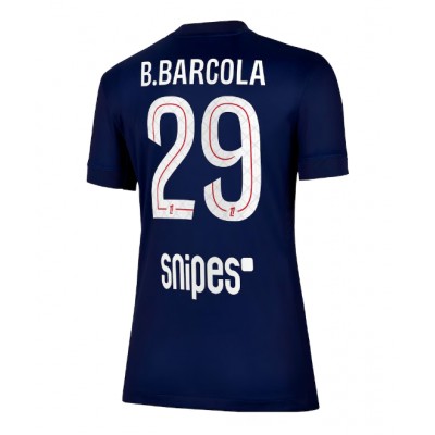 Billiga Fotbollströjor Dam Paris Saint-Germain Hemmatröja 2025/26 Bradley Barcola 29
