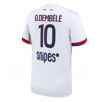 Paris Saint-Germain tröja 2025/26 Borta Ousmane Dembele 10 Herr Kortärmad