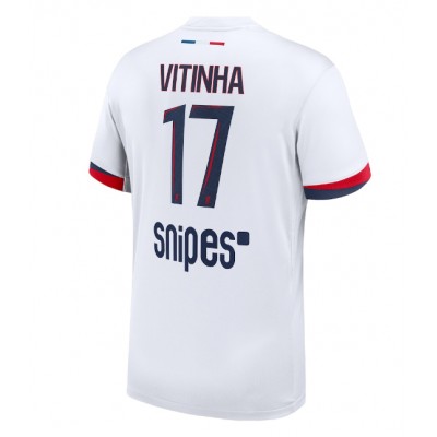 Paris Saint-Germain Bortatröja 2025/26 Vitinha 17 Herr Kortärmad Fotbollströja