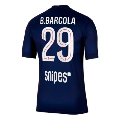 Herr Fotbollströja Paris Saint-Germain Hemmatröja 2025/26 Bradley Barcola 29 Kortärmad