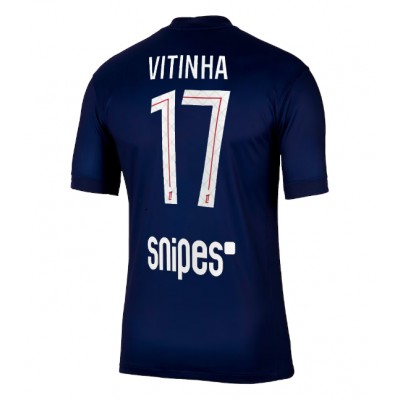 Paris Saint-Germain Hemmatröja 2025/26 Vitinha 17 Herr Kortärmad Fotbollströja