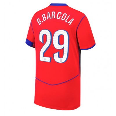 Herr Fotbollströja Paris Saint-Germain Tredjetröja 2025/26 Bradley Barcola 29 Kortärmad