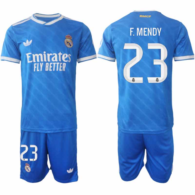 Billiga Fotbollströjor Real Madrid Ferland Mendy #23 Herr Tredjeställ 2025-26 Set