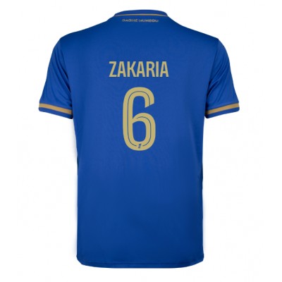 Herr AS Monaco Matchtröjor 2025/26 Bortatröja Denis Zakaria 6