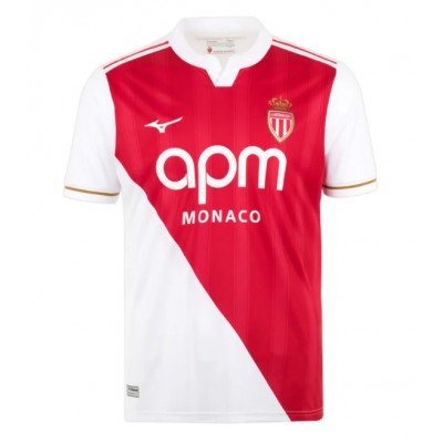 Matchtröjor AS Monaco 2025/26 Hemma Denis Zakaria #6 Herr Kortärmad