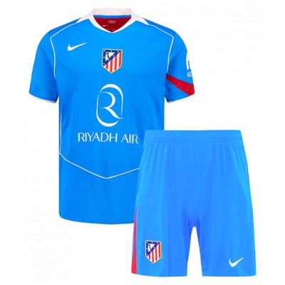 Köpa Fotbollströjor Atlético Madrid Tredjeställ 2025/26 Barn Fotbollströja Kit