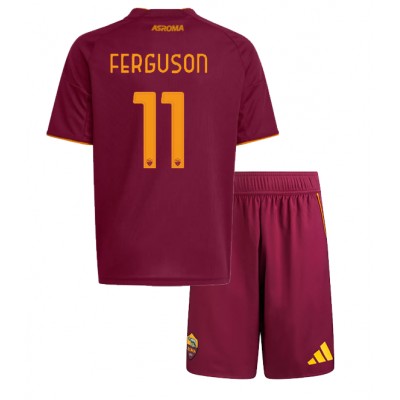 Billiga Fotbollströjor Barn AS Roma Hemmatröja 2025/26 Evan Ferguson 11