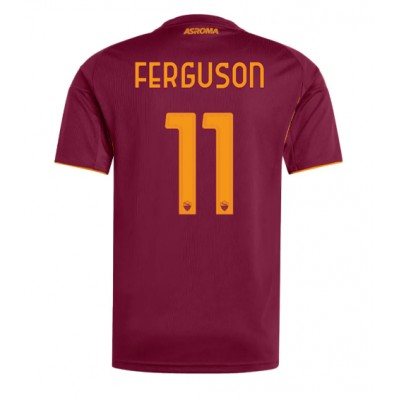 Billiga Fotbollströjor Herr AS Roma 2025/26 Hemmatröja Evan Ferguson 11
