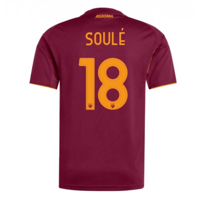 Billiga Fotbollströjor Herr AS Roma 2025/26 Hemmatröja Matías Soulé 18