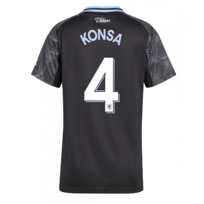 Billiga Fotbollströjor Aston Villa 2025/26 Bortatröja Dam Ezri Konsa #4 Kortärmad Fotbollströja