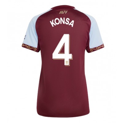 Dam Fotbollströja Aston Villa Hemmatröja 2025/26 Ezri Konsa 4