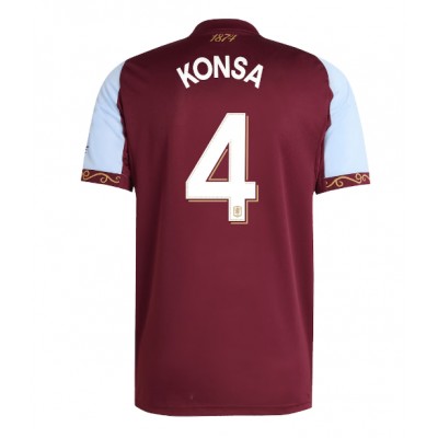 Herr Fotbollströja Aston Villa Hemmatröja 2025/26 Ezri Konsa 4