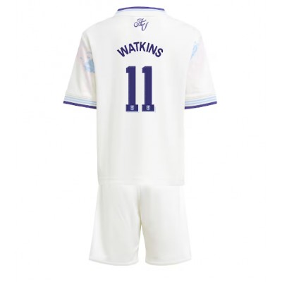 Fotbollskläder Set Barn Aston Villa 2025/26 Tredjetröja Ollie Watkins 11