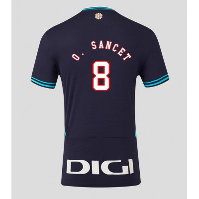 Athletic Bilbao Bortatröja 2025/26 Herr Oihan Sancet #8 Kortärmad Fotbollströja