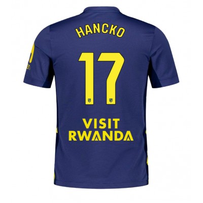 Fotbollströjor Herr Atlético Madrid Borta 2025/26 Kortärmad Dávid Hancko 17