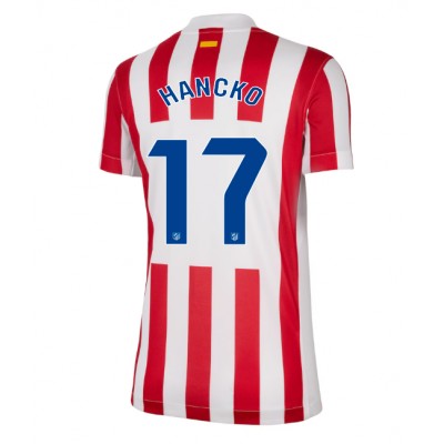 Fotbollströjor Dam Atlético Madrid Hemmatröja 2025/26 Kortärmad Dávid Hancko 17