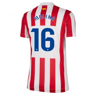 Billiga Fotbollströjor Dam Atlético Madrid Hemmatröja 2025/26 Nahuel Molina 16