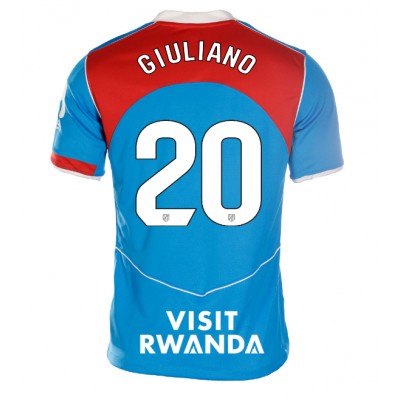 Billiga Fotbollströjor Dam Atlético Madrid Tredjetröja 2025/26 Kortärmad Giuliano Simeone 20
