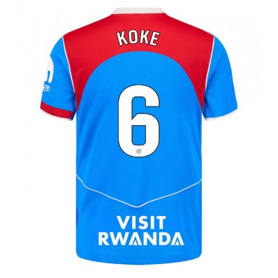 Billiga Fotbollströjor Herr Atlético Madrid Tredjetröja 2025/26 Kortärmad Koke 6