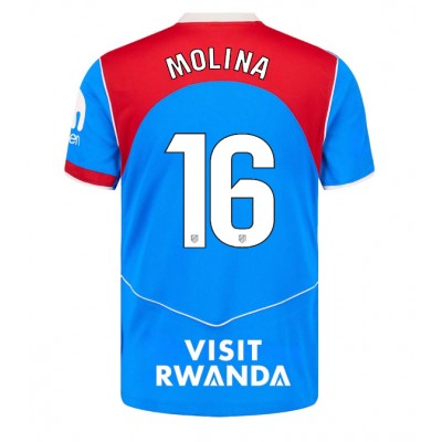 Billiga Fotbollströjor Herr Atlético Madrid Tredjetröja 2025/26 Nahuel Molina 16
