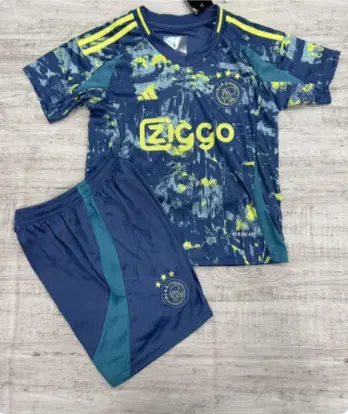 Billiga Fotbollstrojor Barn AFC Ajax Bortatroja 2025.webp